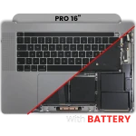 Apple Macbook Pro 16 (A2141) Top Case with Keyboard & Battery (ISO German) OEM-Equivalent