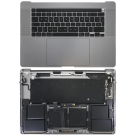 Apple Macbook Pro 16 (A2141) Top Case with Keyboard & Battery (ISO German) OEM-Equivalent