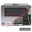 Apple Macbook Pro 16 (A2141) Top Case with Keyboard & Battery (US English) - Space Gray Pulled B