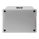 Apple Macbook Pro 16 (A2485) Bottom Case - Silver Pulled