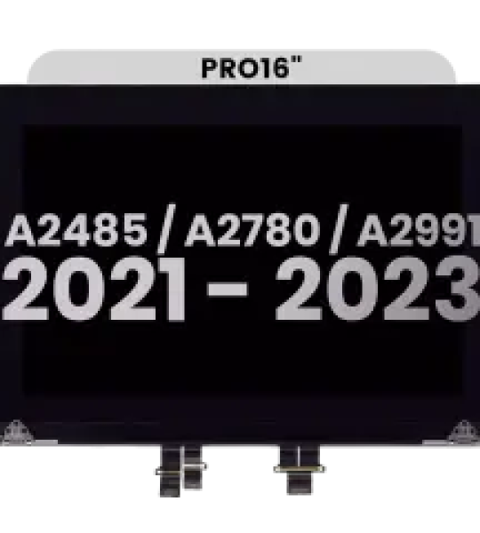 Apple Macbook Pro 16 (A2485 / A2780 / A2991) Display Complete with Housing - Silver Pulled A
