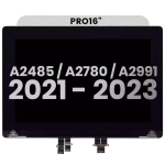 Apple Macbook Pro 16 (A2485 / A2780 / A2991) Display Complete with Housing - Silver Pulled A