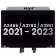 Apple Macbook Pro 16 (A2485 / A2780 / A2991) Display Complete with Housing - Space Gray Pulled A
