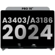 Apple Macbook Pro 16 (A3403 / A3186) Display Complete with Housing - Silver Pulled A