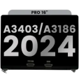 Apple Macbook Pro 16 (A3403 / A3186) Display Complete with Housing - Space Black Pulled B