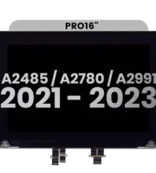 Apple Macbook Pro 16 (A2485 / A2780 / A2991) Display Complete with Housing - Space Gray Pulled B