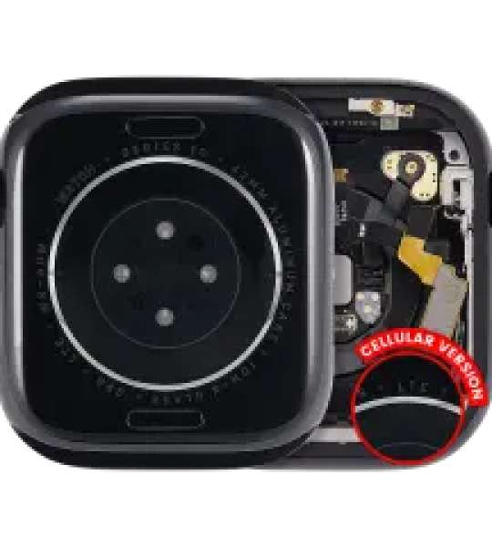 Apple Watch Series 10 (42mm) Housing (LTE) - Jet Black / Aliminum Pulled A