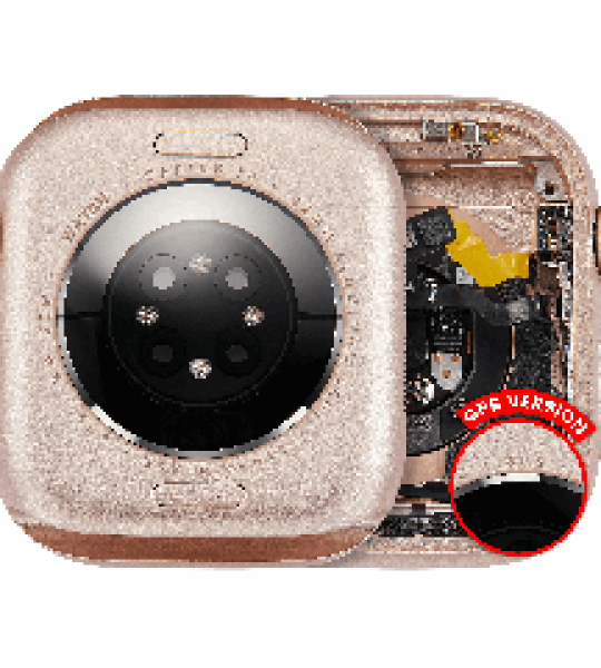Apple Watch Series 10 (42mm) Housing (GPS) - Rose Gold / Aliminum Pulled A