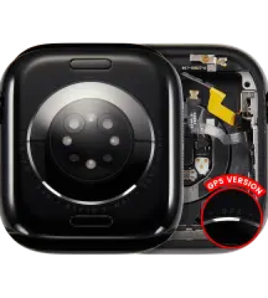 Apple Watch Series 10 (42mm) Housing (GPS) - Jet Black / Aliminum Pulled A