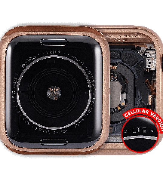 Apple Watch Series 5 (40mm) Housing (LTE) - Gold / Aluminum Pulled A