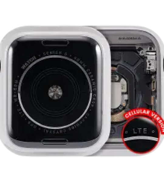 Apple Watch Series 5 (40mm) Housing (LTE) - Silver / Aluminum Pulled A