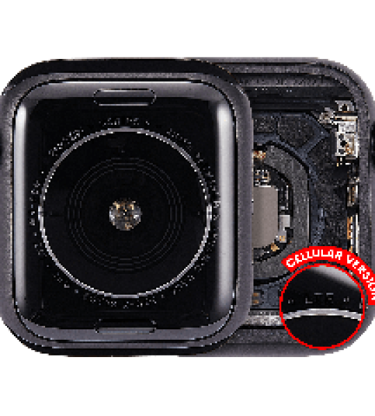 Apple Watch Series 5 (40mm) Housing (LTE) - Space Black / Aliminum Pulled A