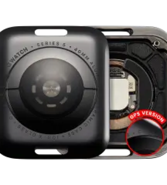 Apple Watch Series 5 (40mm) Back Cover (GPS) - Space Black / Aluminum
