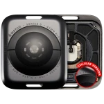 Apple Watch Series 5 (44mm) Back Cover (LTE) - Space Black / Aluminum