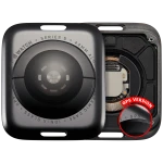Apple Watch Series 5 (44mm) Back Cover (GPS) - Space Black / Aluminum