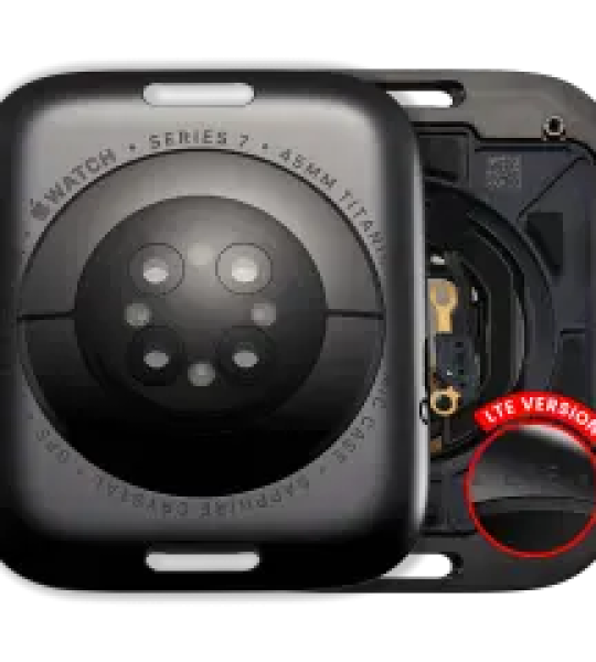 Apple Watch Series 7 (45mm) Back Cover (LTE) - Space Black / Titanium