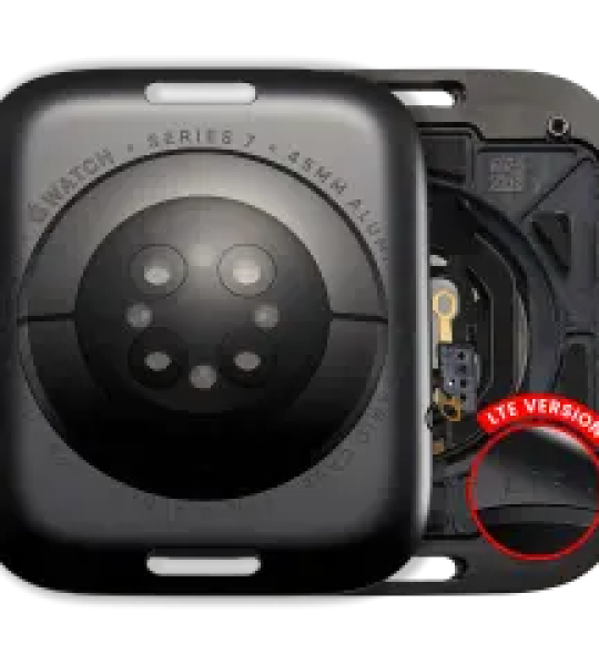 Apple Watch Series 7 (45mm) Back Cover (LTE) - Space Black / Aluminum