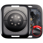 Apple Watch Series 8 (41mm) Back Cover (LTE) - Space Black / Aluminum