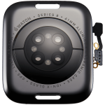 Apple Watch Series 8 (41mm) Back Cover (LTE) - Space Black / Aluminum