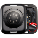 Apple Watch Series 9 (41mm) Back Cover (LTE) - Space Black / Aluminum