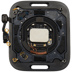 Apple Watch Series 9 (41mm) Back Cover (LTE) - Space Black / Aluminum