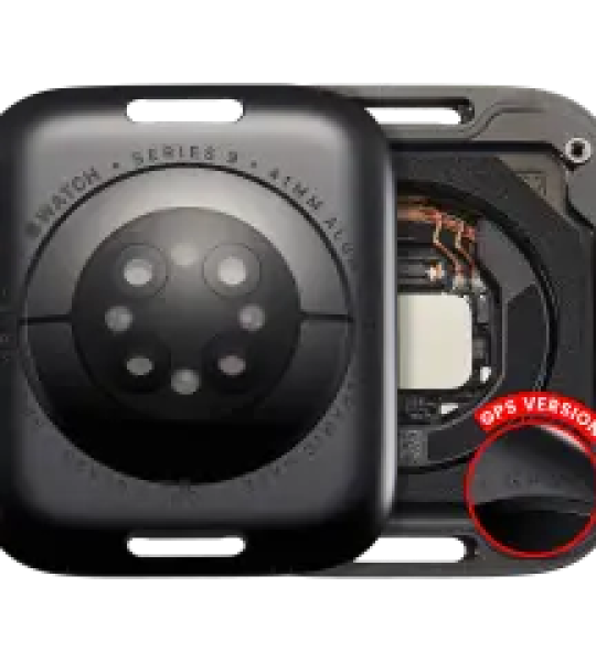 Apple Watch Series 9 (41mm) Back cover (GPS) - Space Black AM Plus