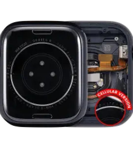 Apple Watch Series 9 (45mm) Housing (LTE) - Midnight / Aluminum Pulled A