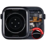 Apple Watch Series 9 (45mm) Housing (LTE) - Midnight / Aluminum Pulled A