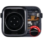 Apple Watch Series 9 (45mm) Housing (LTE) - Midnight / Aluminum Pulled A