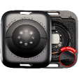 Apple Watch Series 9 (45mm) Back Cover (GPS) - Space Black AM Plus