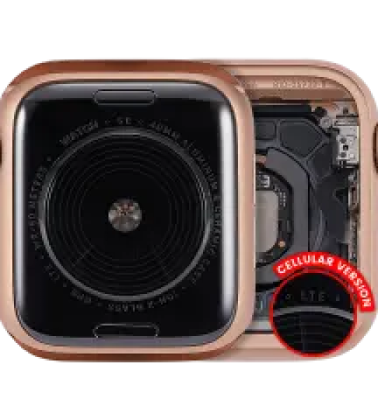 Apple Watch SE 1st Gen (40mm) Housing (LTE) - Gold / Aliminum Pulled A