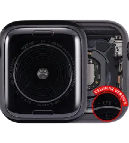 Apple Watch SE 1st Gen (40mm) Housing (LTE) - Space Black / Aliminum Pulled A