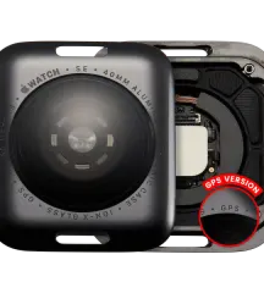 Apple Watch Series SE 1st Gen (40mm) Back Cover (GPS) - Space Black / Aluminum