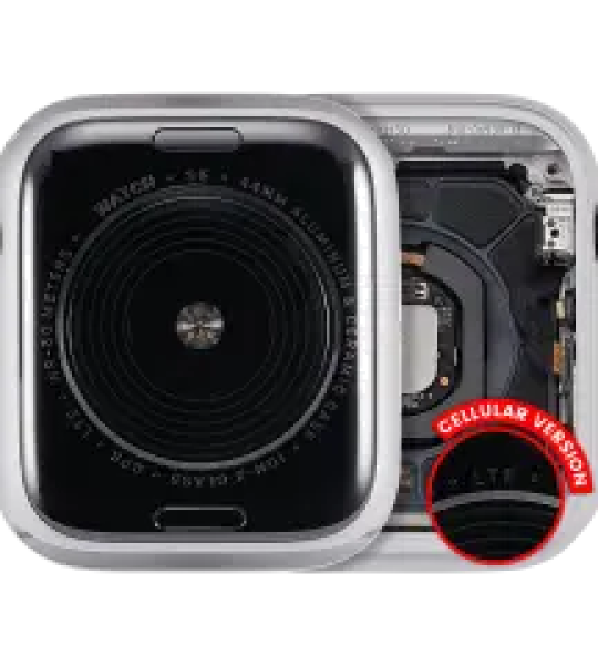 Apple Watch SE 1st Gen (44mm) Housing (LTE) - Silver / Aliminum Pulled A
