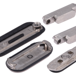 Apple Watch Series Ultra (1st Gen) (49MM) Sidekey Button Set (5 Piece Set) - Orange / Silver AM Plus
