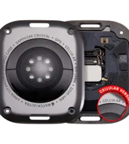 Apple Watch Series Ultra (3rd Gen) (49MM) Back Cover (LTE) - Space Black AM Plus