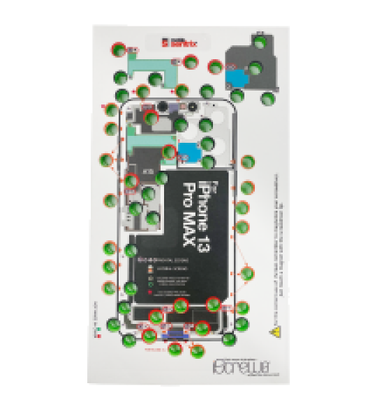 Apple iPhone 13 Pro Max Screw Position Mat