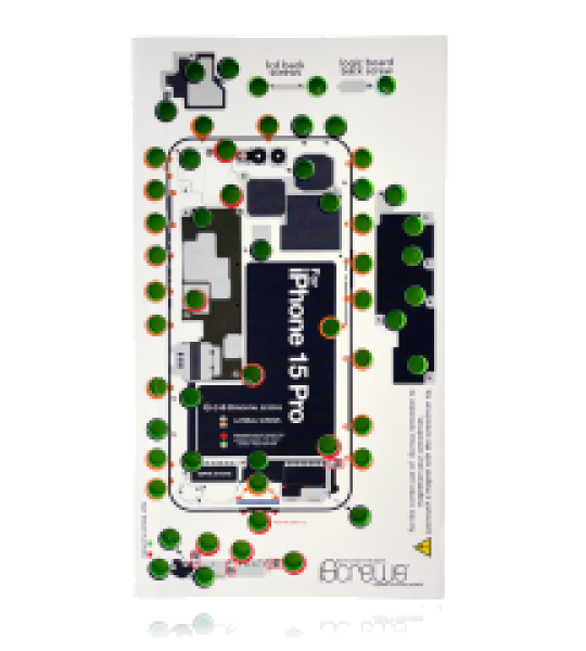 Apple iPhone 15 Pro Screw Position Mat