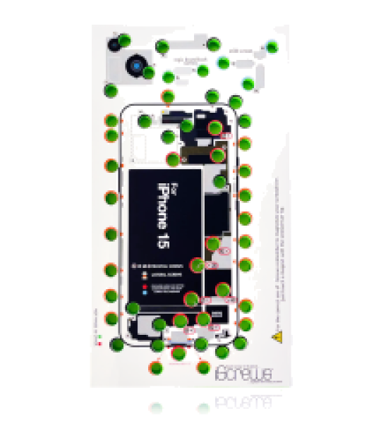Apple iPhone 15 Screw Position Mat