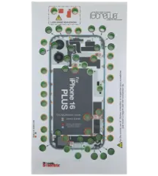 Apple iPhone 16 Plus Screw Position Mat
