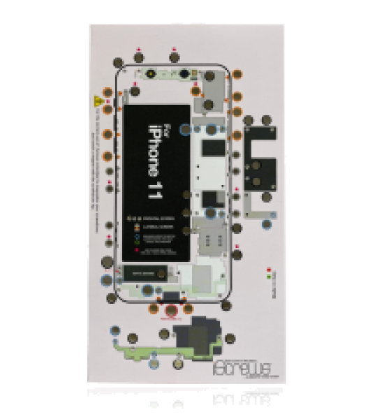 Apple iPhone 11 Screw Position Mat