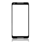 Google Pixel 2 XL Front Glass - Black AM Plus