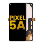 Google Pixel 5a 5G Display + Frame - Black Refurbished