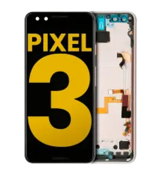 Google Pixel 3 Display + Frame - Pink Refurbished