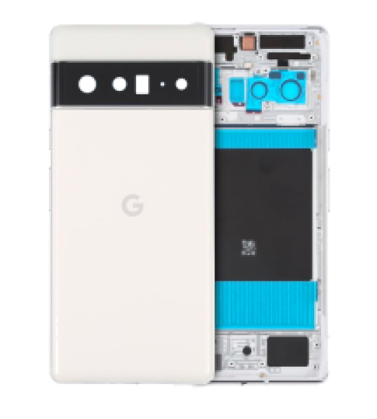 Google Pixel 6 Pro Back Housing - Cloudy White SVP