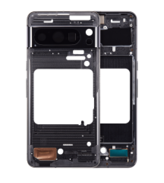 Google Pixel 8 Pro Mid-Frame Housing - Obsidian AM Plus