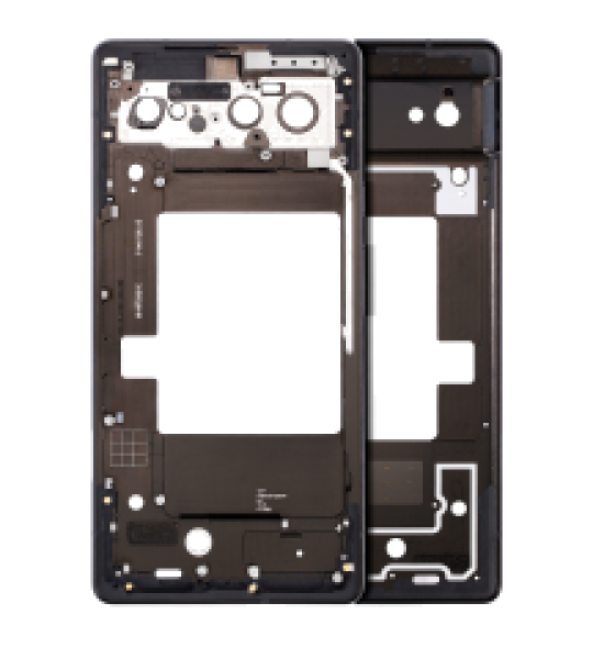 Google Pixel 6 Mid-Frame Housing - Stormy Black AM Plus