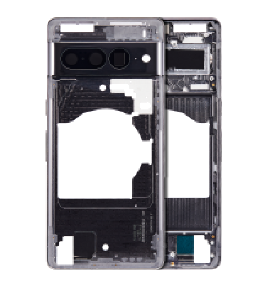 Google Pixel 7 Pro Mid-Frame Housing - Obsidian AM Plus