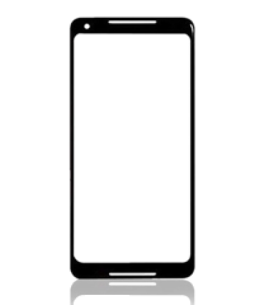 Google Pixel 2 XL Front Glass - Black AM Plus
