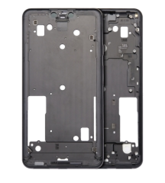 Google Pixel 3 XL Mid-Frame Housing - Black AM Plus